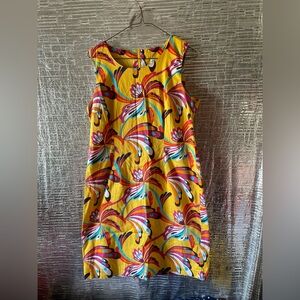 Fun abstract shift dress